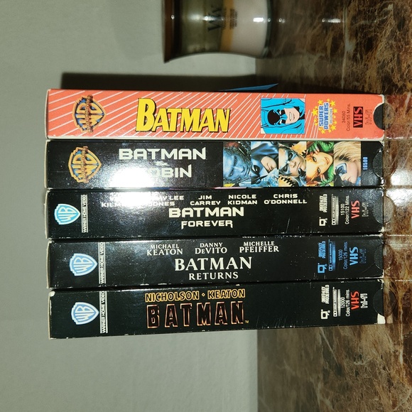 VINTAGE BATMAN VHS TAPES. Unsealed - Picture 2 of 4